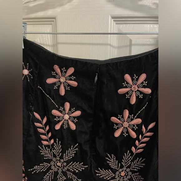 Free People Bright Lights Velvet Mini Skirt - Picture 3 of 3